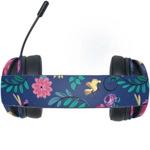 Disney Alice in Wonderland (animated) Floral Print Razer Kraken X Skin